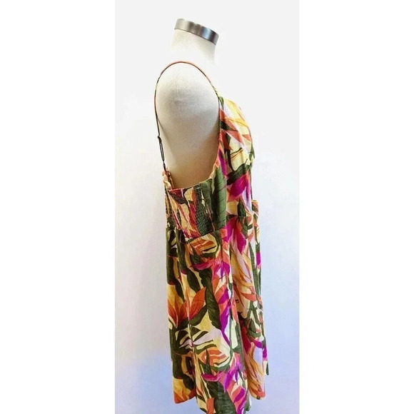 NWT REWIND Women Sleeveless Pullover V-Neck Smocked Back Keyhole Dress Size 3X - Picture 5 of 13